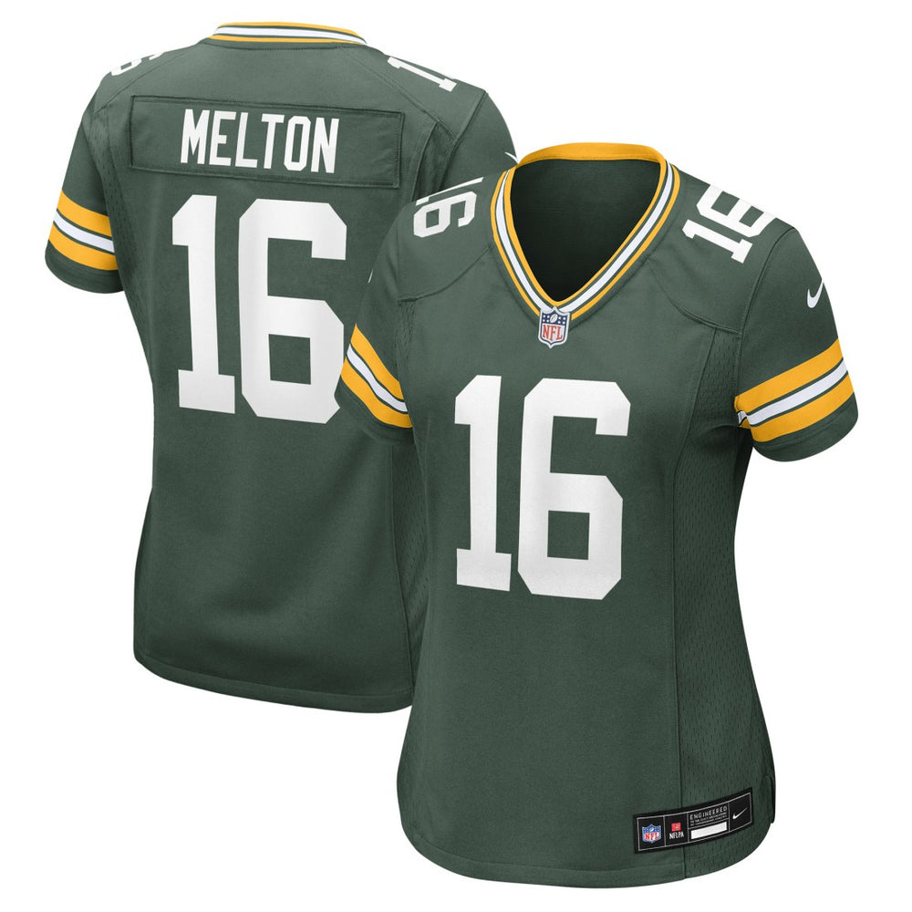 Bo Melton Green Bay Packers Women's Team Game Jersey - Green - Nike