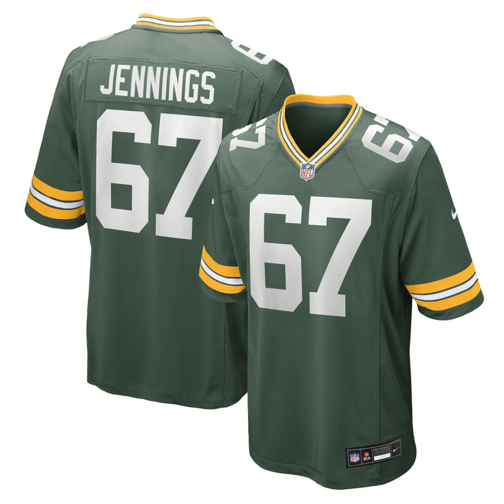 Donovan Jennings Green Bay Packers Team Game Jersey - Green - Nike