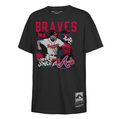 Chipper Jones Atlanta Braves Mitchell & Ness Youth Cooperstown Star Moment T-Shirt for sale