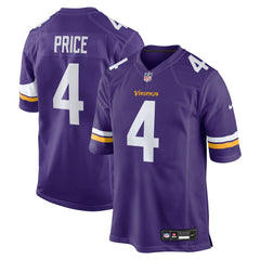 Myles Price Minnesota Vikings Team Game Jersey - Purple - Nike
