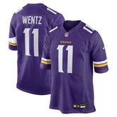 Carson Wentz Minnesota Vikings Team Game Jersey - Purple - Nike