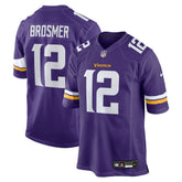 Max Brosmer Minnesota Vikings Team Game Jersey - Purple - Nike