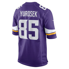 Ben Yurosek Minnesota Vikings Team Game Jersey - Purple - Nike
