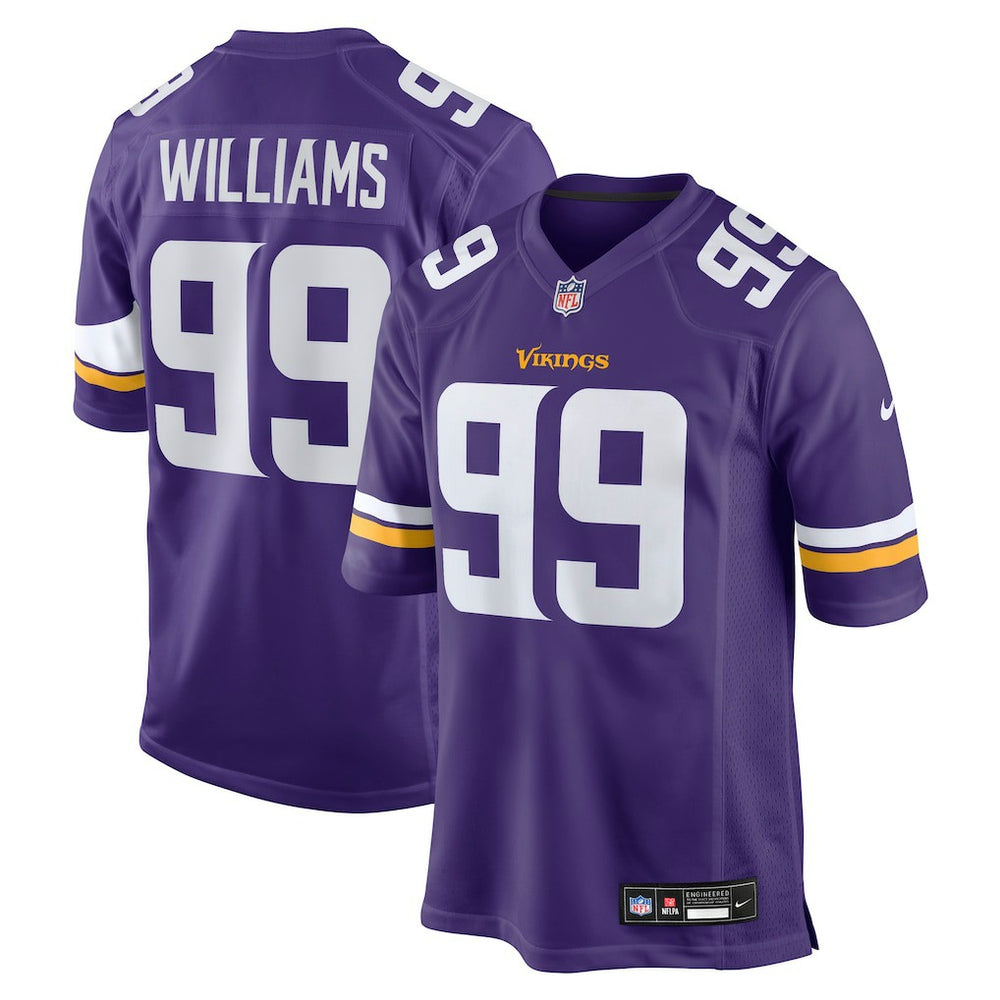 Elijah Williams Minnesota Vikings Team Game Jersey - Purple - Nike