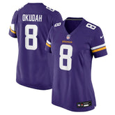 Jeff Okudah Minnesota Vikings Women's Team Game Jersey - Purple - Nike
