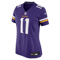 Carson Wentz Minnesota Vikings Women's Team Game Jersey - Purple - Nike