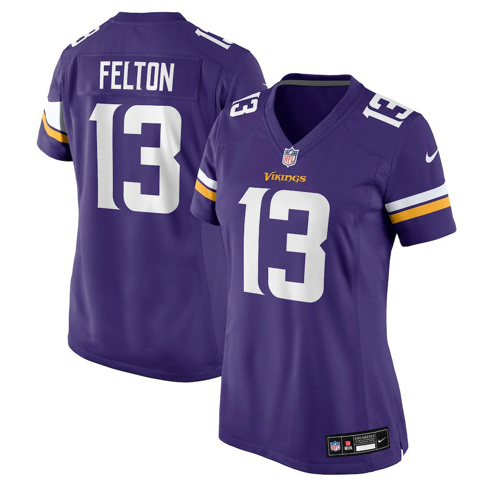 Tai Felton Minnesota Vikings Women's Team Game Jersey - Purple - Nike