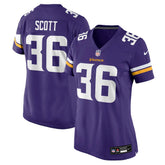 Zavier Scott Minnesota Vikings Women's Team Game Jersey - Purple - Nike