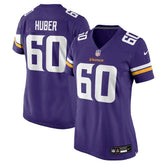 Joe Huber Minnesota Vikings Women's Team Game Jersey - Purple - Nike