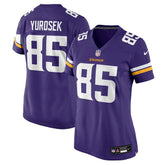 Ben Yurosek Minnesota Vikings Women's Team Game Jersey - Purple - Nike