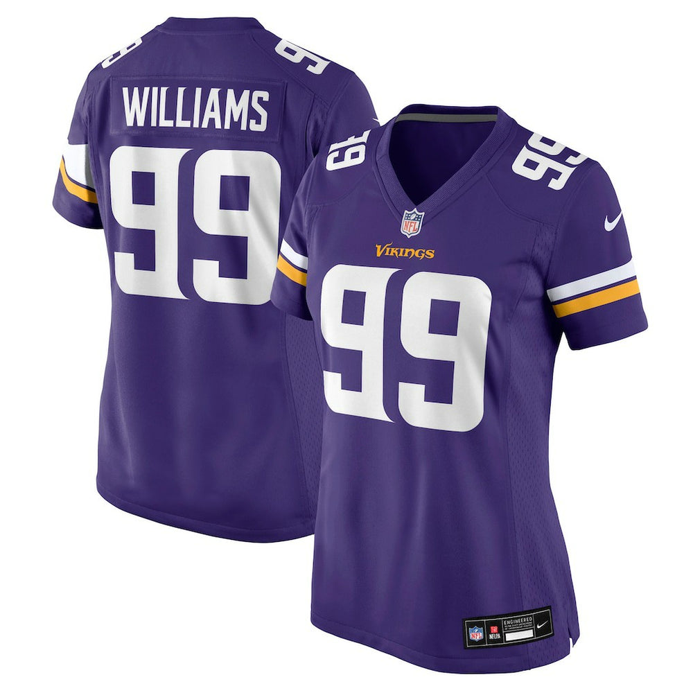 Elijah Williams Minnesota Vikings Women's Team Game Jersey - Purple - Nike