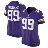 Elijah Williams Minnesota Vikings Women's Team Game Jersey - Purple - Nike
