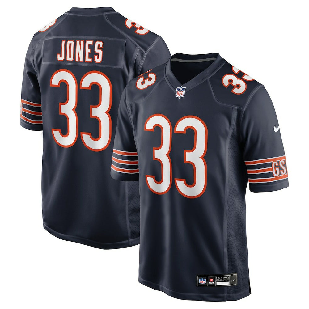 Jaylon Jones Chicago Bears Team Game Jersey - Navy - Nike