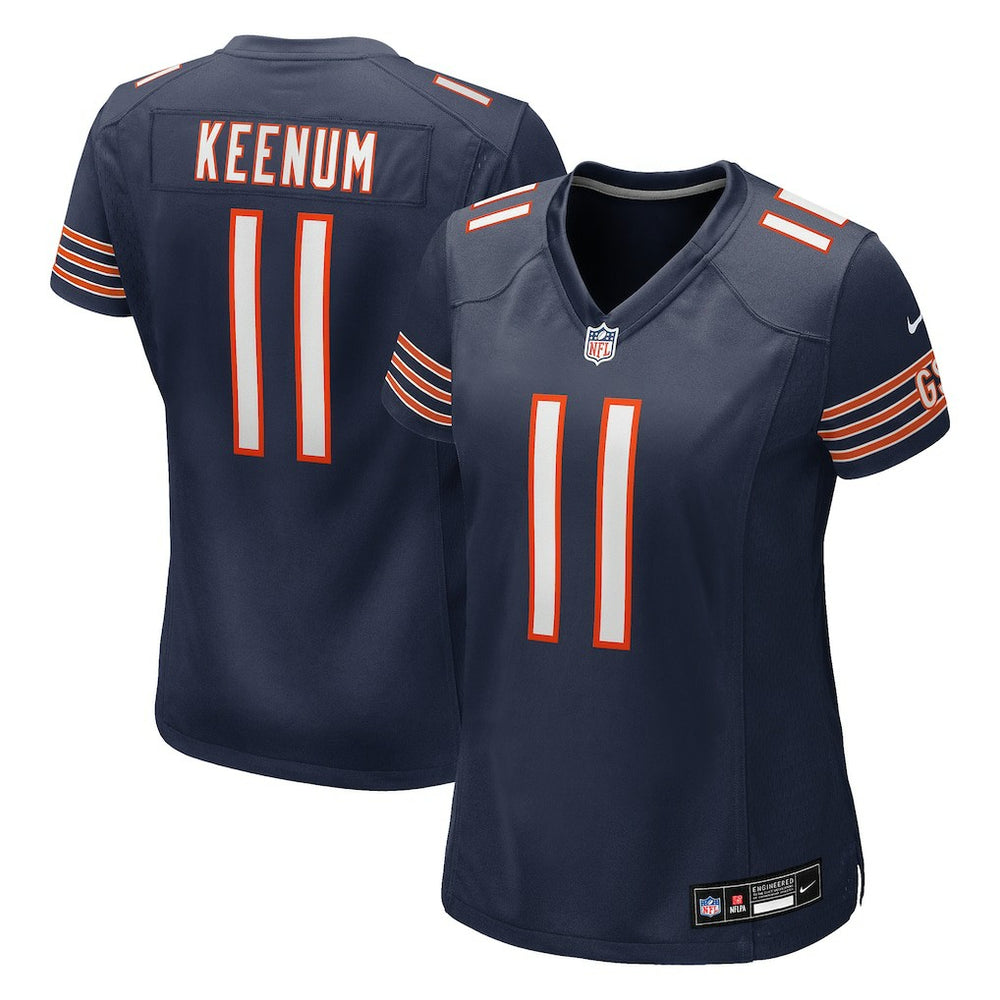 Case Keenum Chicago Bears Women's Team Game Jersey - Navy - Nike