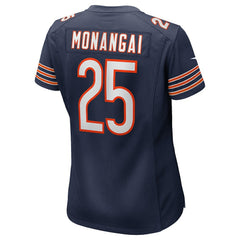 Kyle Monangai Chicago Bears Women's Team Game Jersey - Navy - Nike