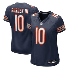 Luther Burden III Chicago Bears Women's Team Game Jersey - Navy - Nike