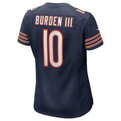 Luther Burden III Chicago Bears Women's Team Game Jersey - Navy - Nike
