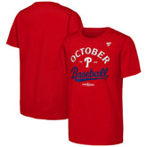 Philadelphia Phillies Fanatics Youth 2025 MLB Postseason Locker Room T-Shirt Sale