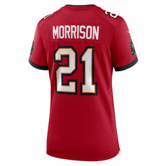 Benjamin Morrison Tampa Bay Buccaneers Women's Team Game Jersey - Red - Nike