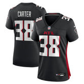 Nathan Carter Atlanta Falcons Women's Team Game Jersey - Black - Nike