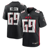 Jack Nelson Atlanta Falcons Team Game Jersey - Black - Nike