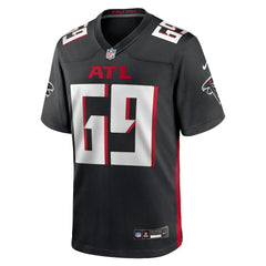 Jack Nelson Atlanta Falcons Team Game Jersey - Black - Nike