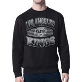 Los Angeles Kings Starter Team Grit Graphic Fleece Pullover Sweatshirt - Black | NHL Clearance