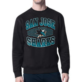 San Jose Sharks Starter Team Grit Graphic Fleece Pullover Sweatshirt - Black | NHL online