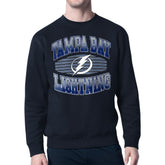 Tampa Bay Lightning Starter Team Grit Graphic Fleece Pullover Sweatshirt - Navy | NHL Clearance