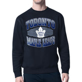 Toronto Maple Leafs Starter Team Grit Graphic Fleece Pullover Sweatshirt - Navy | NHL on sale