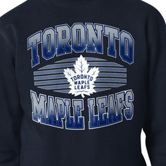 Toronto Maple Leafs Starter Team Grit Graphic Fleece Pullover Sweatshirt - Navy | NHL on sale