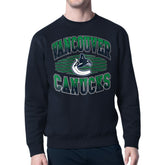 Vancouver Canucks Starter Team Grit Graphic Fleece Pullover Sweatshirt - Navy | NHL discount