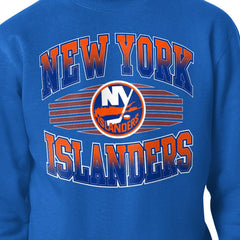 New York Islanders Starter Team Grit Graphic Fleece Pullover Sweatshirt - Royal | NHL Clearance
