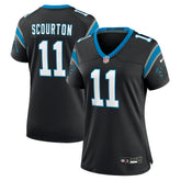 Nic Scourton Carolina Panthers Women's Team Game Jersey - Black - Nike