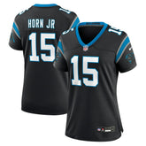 Jimmy Horn Jr Carolina Panthers Women's Team Game Jersey - Black - Nike