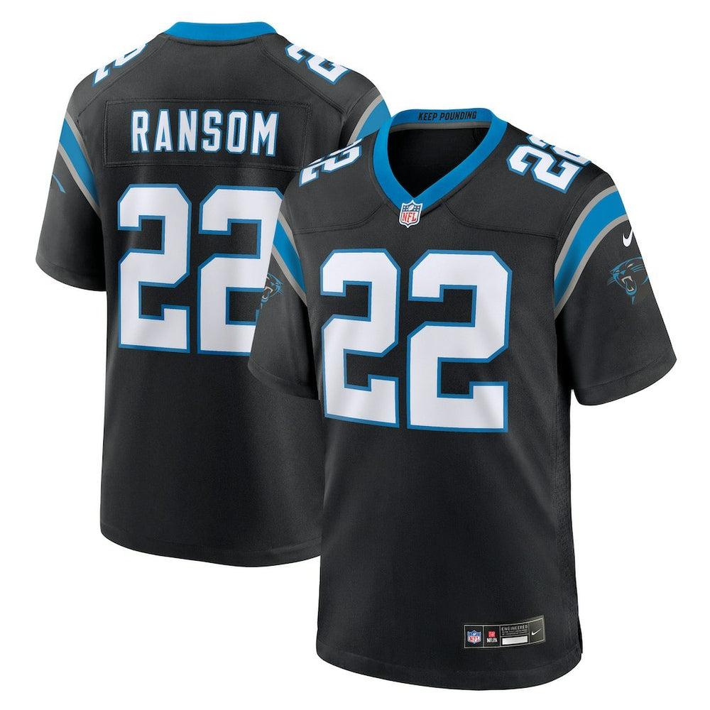 Lathan Ransom Carolina Panthers Team Game Jersey - Black - Nike