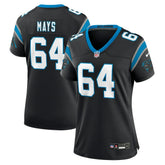 Cade Mays Carolina Panthers Women's Team Game Jersey - Black - Nike