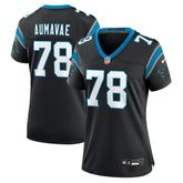Popo Aumavae Carolina Panthers Women's Team Game Jersey - Black - Nike