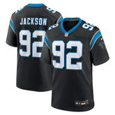Cam Jackson Carolina Panthers Team Game Jersey - Black - Nike