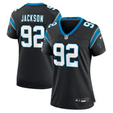 Cam Jackson Carolina Panthers Women's Team Game Jersey - Black - Nike