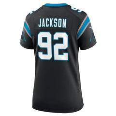 Cam Jackson Carolina Panthers Women's Team Game Jersey - Black - Nike