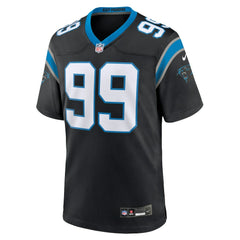 Tershawn Wharton Carolina Panthers Team Game Jersey - Black - Nike