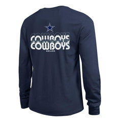 Dallas Cowboys Champion Women's Core Long-Sleeve T-Shirt - Navy - NFL
