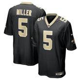 Kendre Miller New Orleans Saints Team Game Jersey - Black - Nike