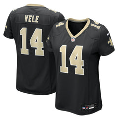 Devaughn Vele New Orleans Saints Women's Team Game Jersey - Black - Nike