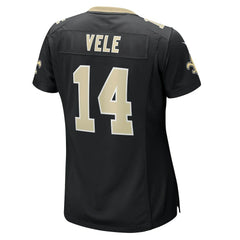 Devaughn Vele New Orleans Saints Women's Team Game Jersey - Black - Nike