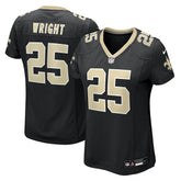 Rejzohn Wright New Orleans Saints Women's Team Game Jersey - Black - Nike