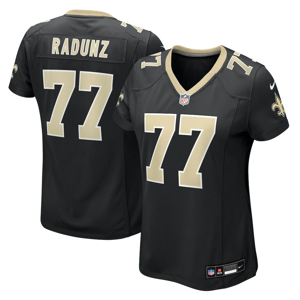 Dillon Radunz New Orleans Saints Women's Team Game Jersey - Black - Nike