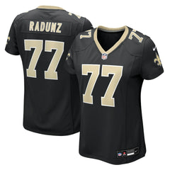Dillon Radunz New Orleans Saints Women's Team Game Jersey - Black - Nike