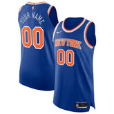 Nike New York Knicks Authentic Custom Jersey Icon Edition Blue